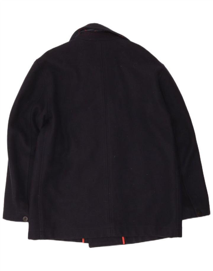 Elvstrom Caban Homme UK 42 XL Laine Bleu Marine