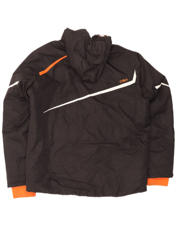 CMP Veste de ski à capuche pour homme IT 54 2XL Noir Colourblock Polyester Sports