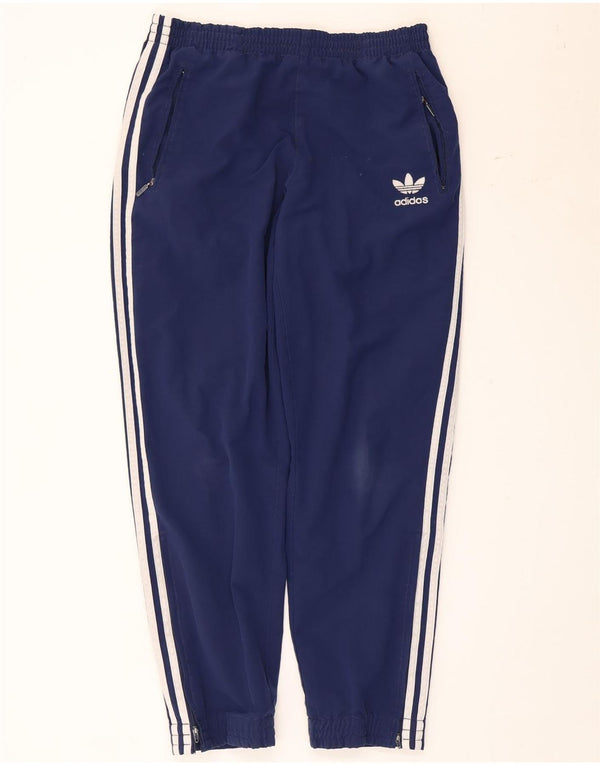Adidas Pantalon de survêtement pour homme Pantalon de jogging Large Bleu marine Polyester