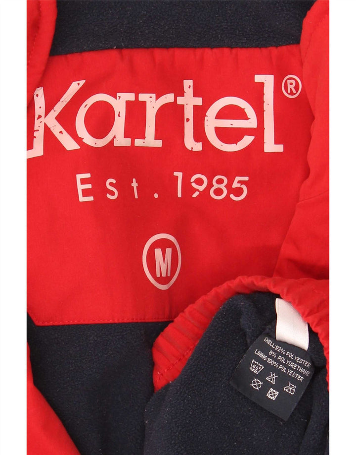 Kartel Veste Bomber Homme UK 38 Rouge Moyen Polyester