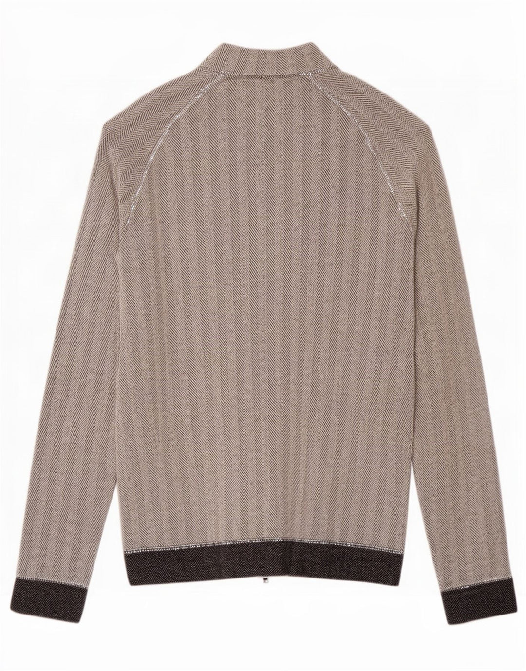 Laura Biagiotti Veste de survêtement pour femme UK 10 Petit chevron gris