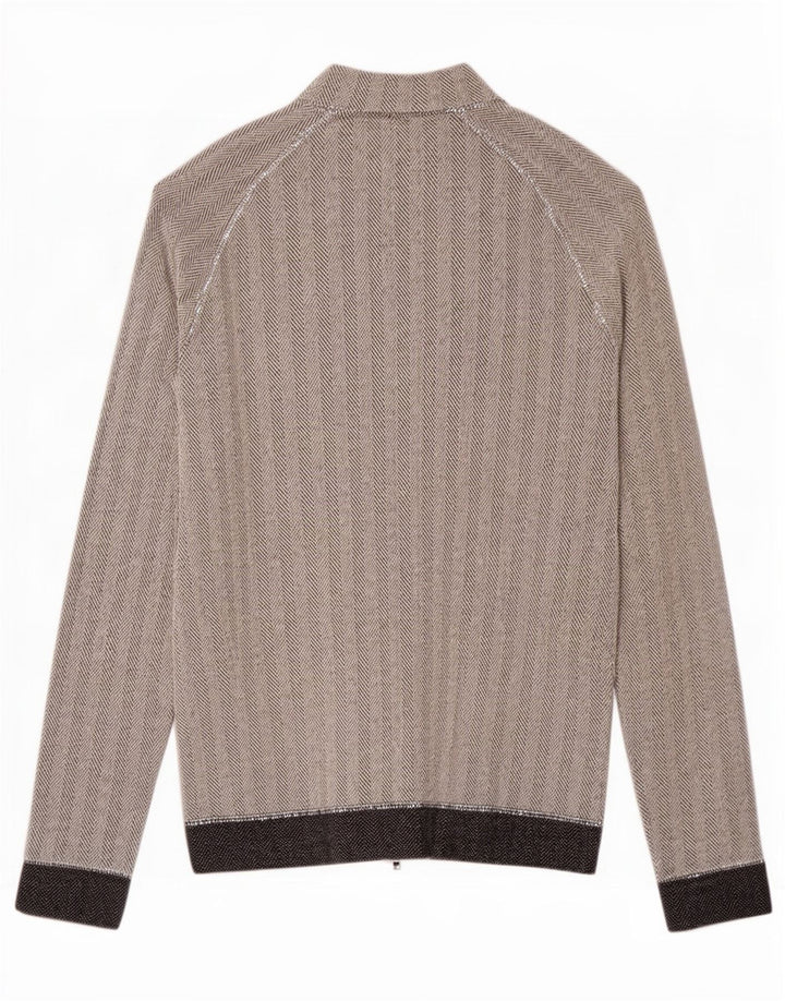 Laura Biagiotti Veste de survêtement pour femme UK 10 Petit chevron gris