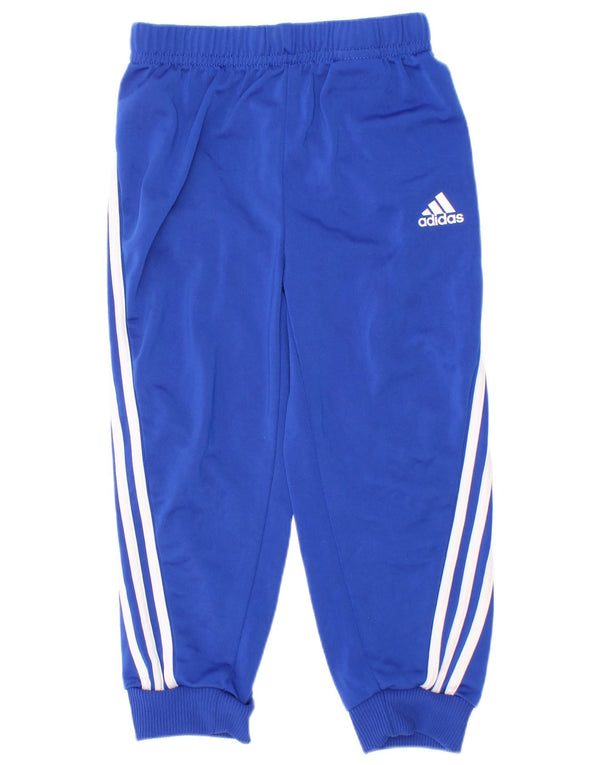 Adidas Pantalon de survêtement garçon Joggers 2-3 ans Bleu Polyester