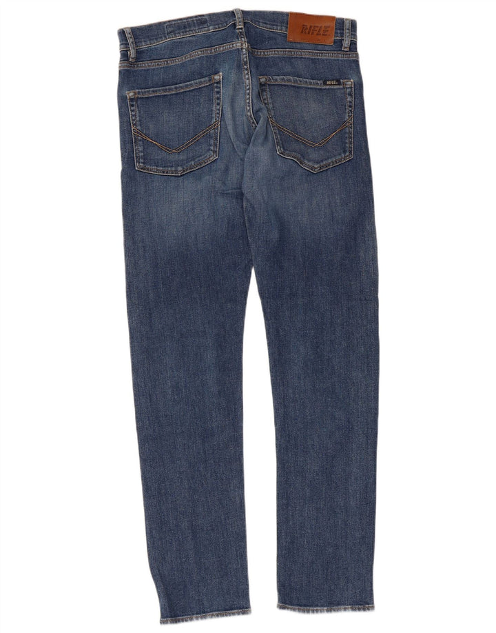 Jean droit femme Rifle W34 L35 bleu coton