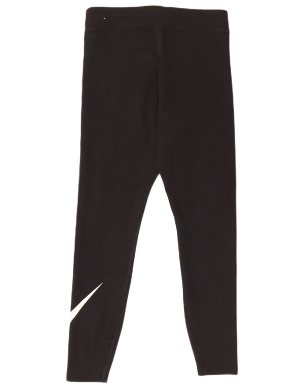 Nike Legging graphique pour femme UK 16 Grand coton noir