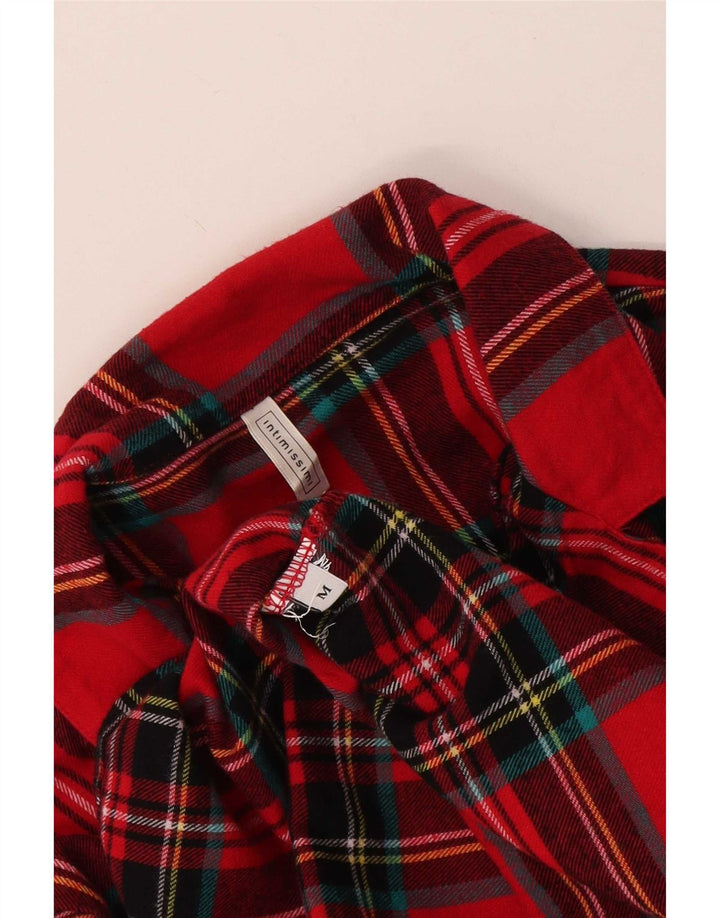 Intimissimi Chemise en flanelle pour femme UK 12 Medium Red Plaid