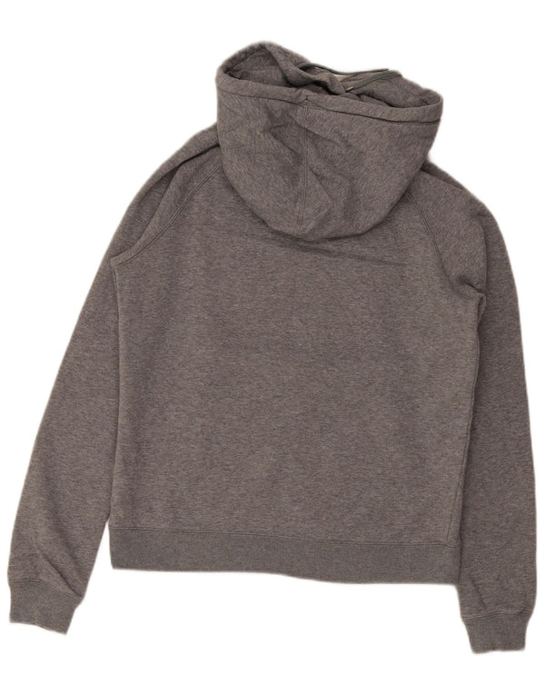 Nike Pull à capuche graphique pour femme UK 10 Petit coton gris