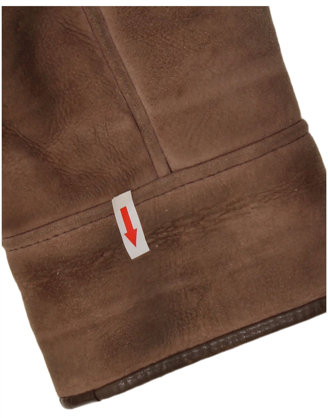 Nurseys Veste en peau de mouton pour femme UK 16 Grande peau de mouton marron