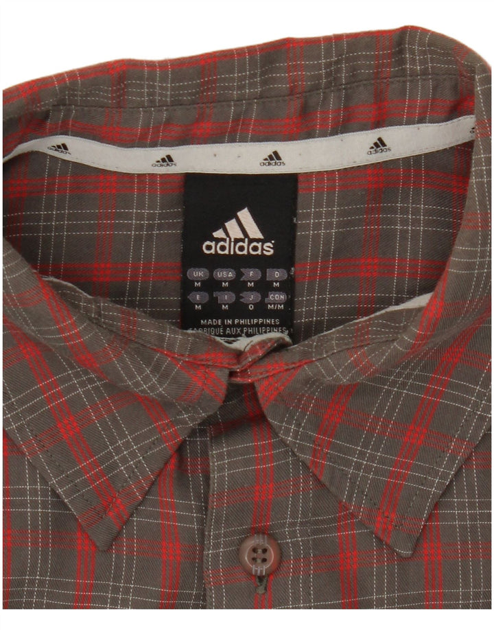 Adidas Chemise en flanelle pour homme Gris moyen
