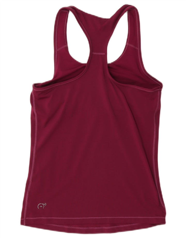 Puma Débardeur Femme UK 12 Polyester Bordeaux Moyen