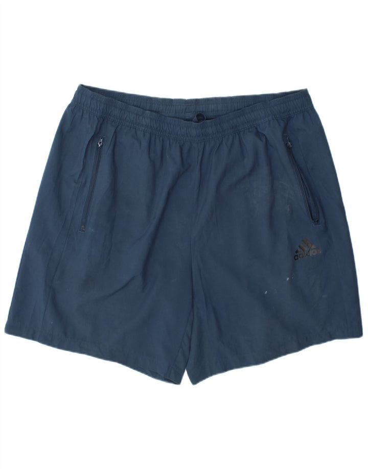 Adidas Short de sport pour homme XL Bleu marine