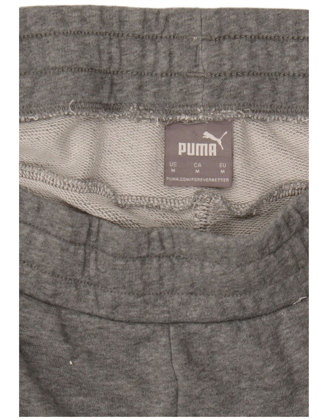 Puma Pantalon de Survêtement Joggers Homme Gris Moyen Moucheté Coton
