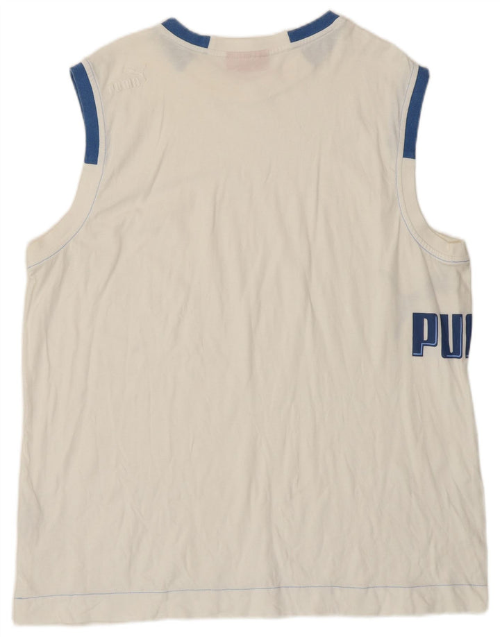 Débardeur graphique Nike XL pour homme, color block blanc