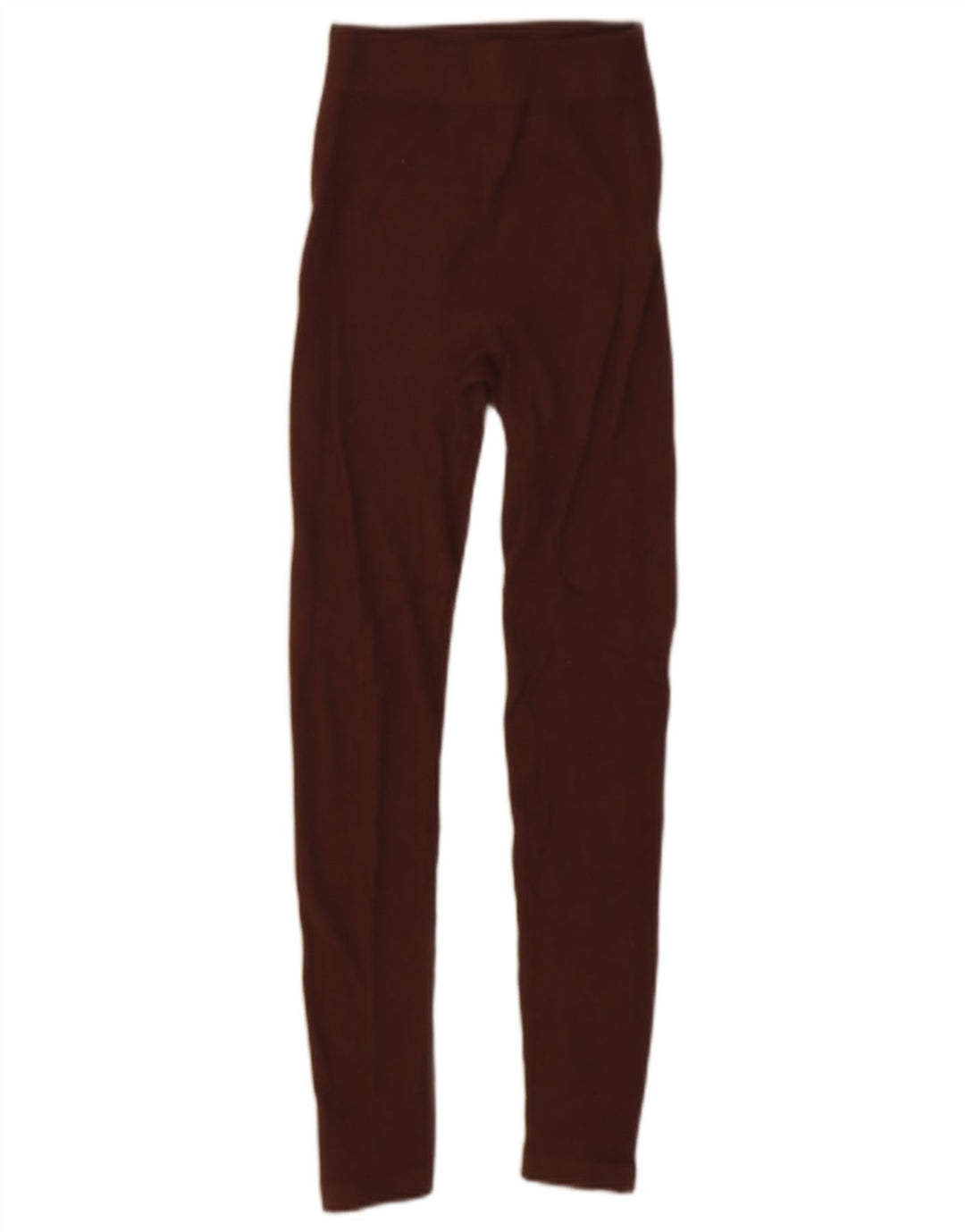Zara Leggings Femme UK 4 XS Nylon Marron
