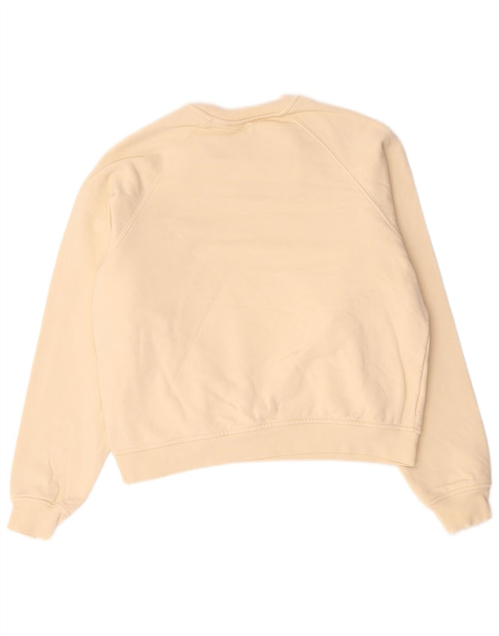Zara Sweat-shirt pour femme UK 44 en coton beige moyen