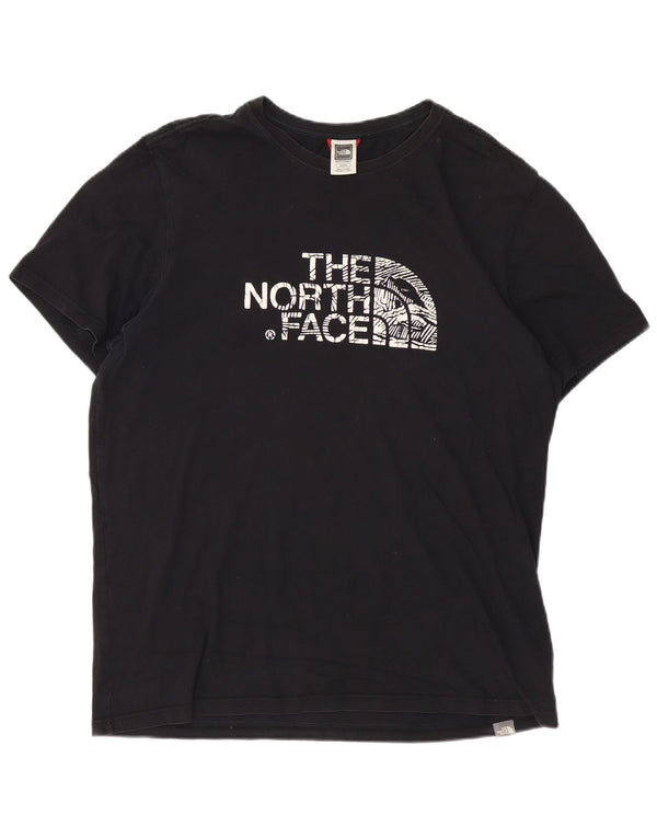 The North Face T-Shirt Graphique Homme Top XL Noir Coton