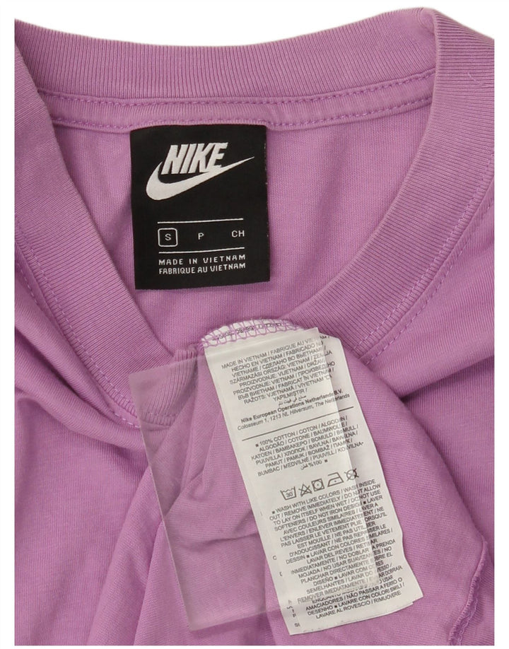 NIKE T-Shirt Homme Haut Petit Violet Coton