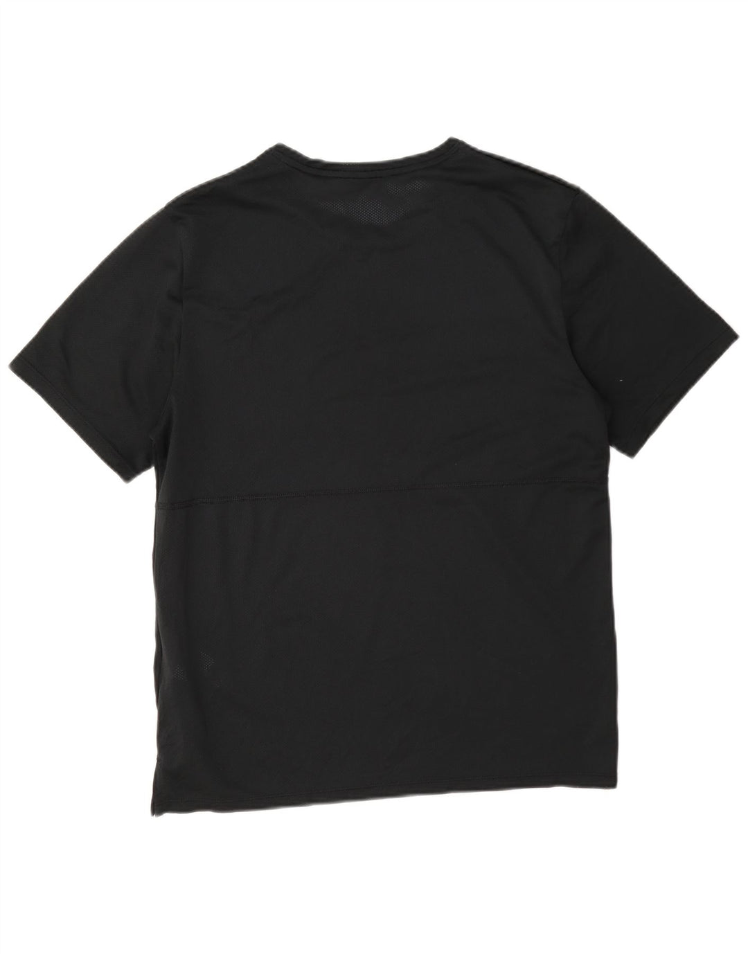 Nike Hommes Dri Fit See Through T-Shirt Top Noir Moyen Polyester
