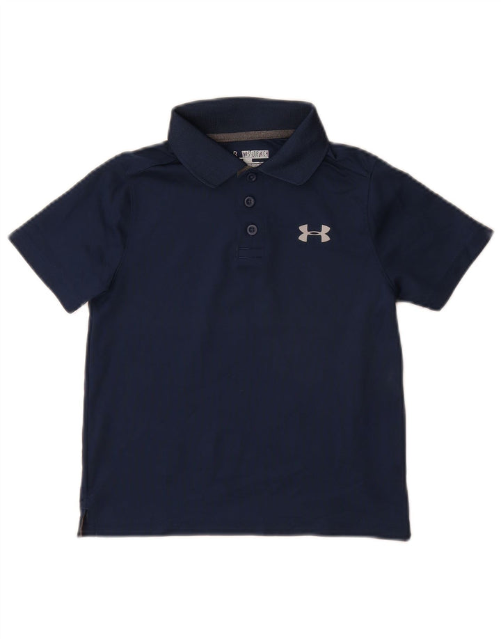 UNDER ARMOUR Polo Heat Gear pour garçon 6-7 ans XS Bleu marine