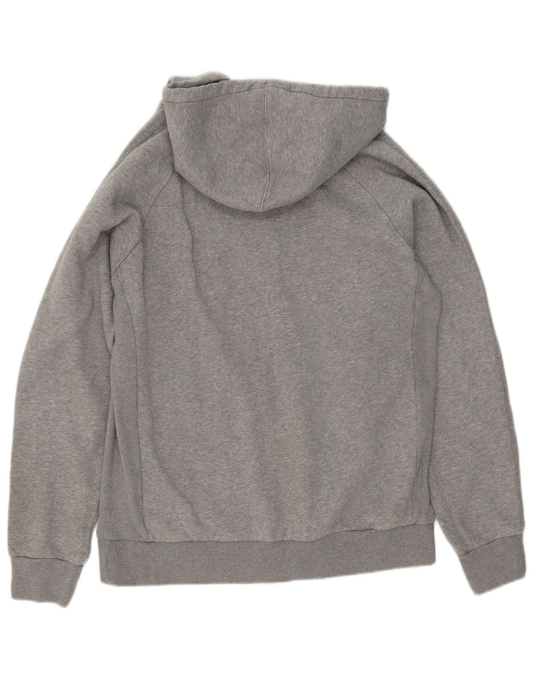 Adidas Pull à capuche zippé pour homme en coton moucheté gris moyen