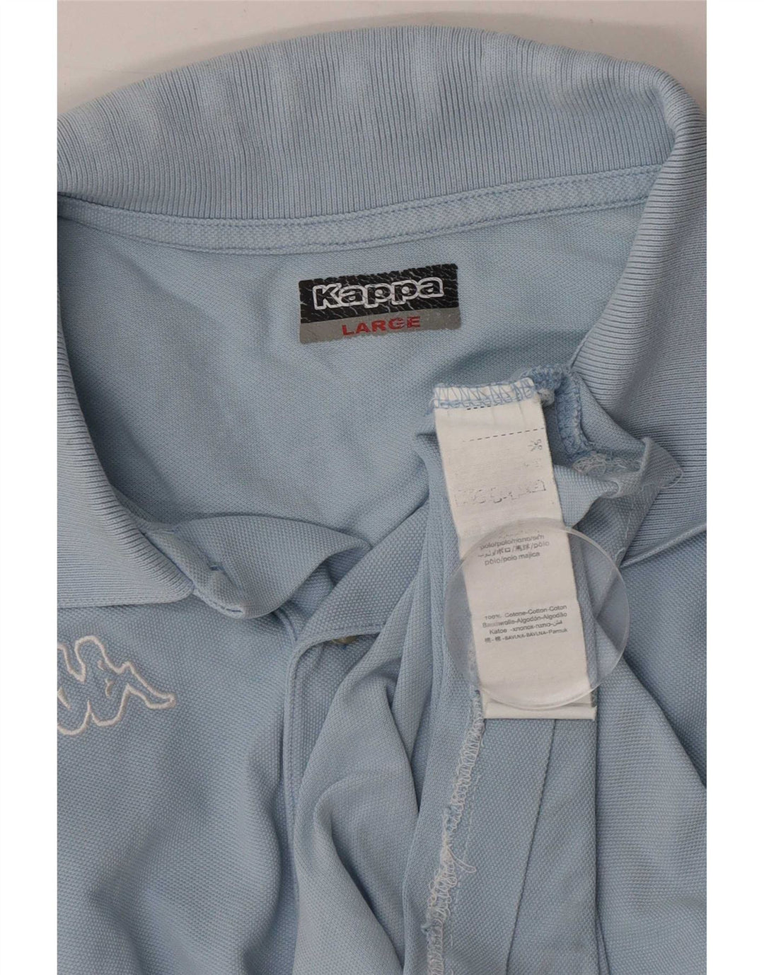 Kappa Polo Homme Grand Bleu Coton