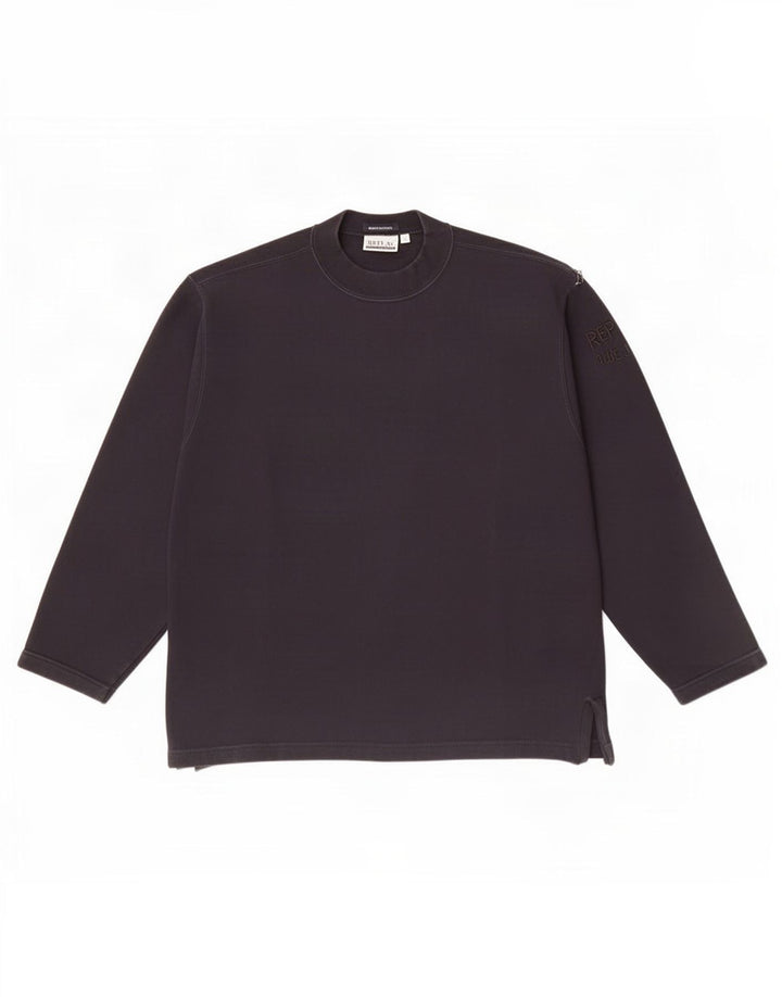 Replay Sweat-shirt pour femme UK 14 Bleu marine moyen