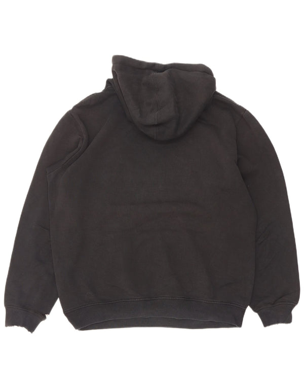 Adidas Pull à capuche graphique pour homme Petit coton noir