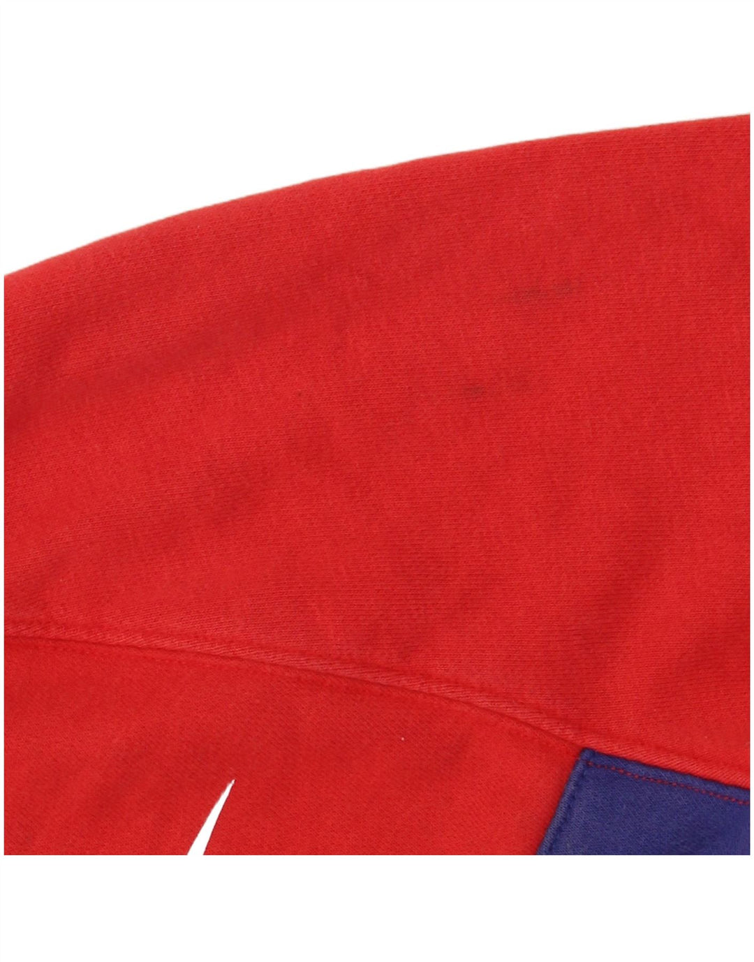 NIKE Pull à capuche zippé graphique pour garçon 12-13 ans Grand color block rouge