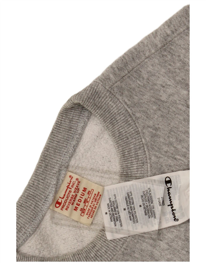 Champion Sweat-Shirt Homme Gris Moyen Coton