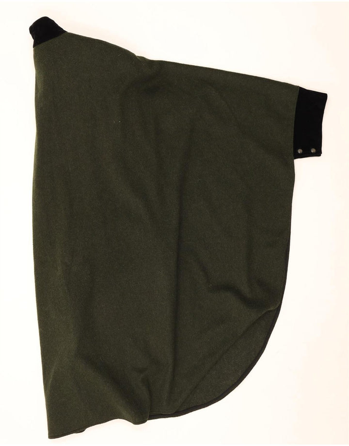 Anna E Cristina Manteau Poncho Femme IT 44 Vert Moyen Colorblock