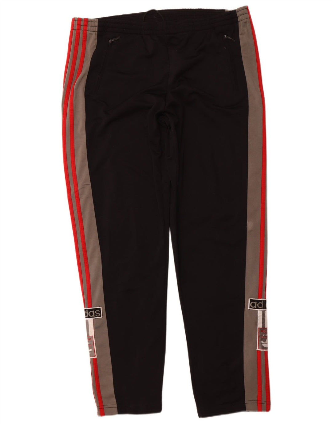ADIDAS Pantalon de survêtement graphique pour femme Large Noir Colourblock Sports