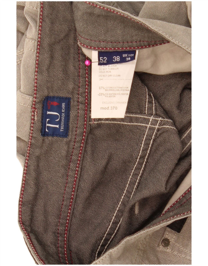 Trussardi Jean Droit W36 L31 Beige Coton Homme
