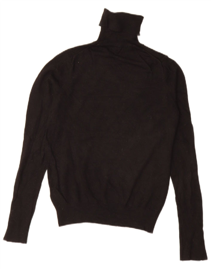 Zara Pull col roulé pour femme UK 10 Petit Noir