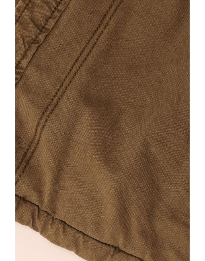 Fat Face Veste utilitaire coupe régulière pour homme UK 42 XL Marron Coton