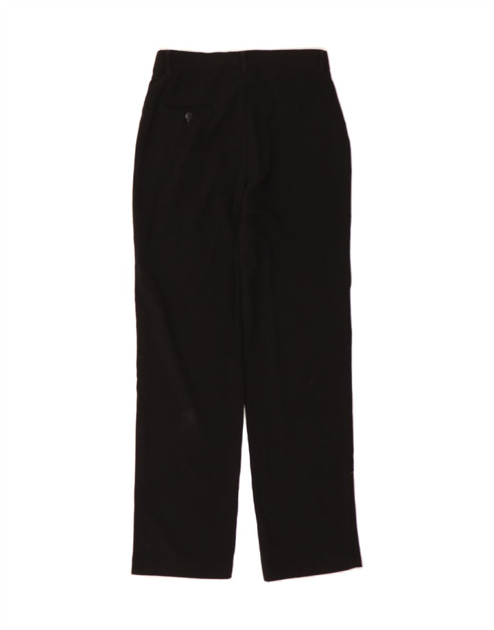 CHAPS Boys Straight Chino Trousers 15-16 Years W28 L30 Black Polyester Vintage Chaps and Second-Hand Chaps from Messina Hembry 