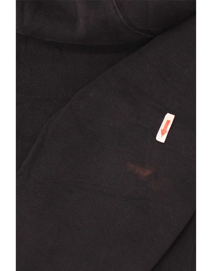 Nike Pull à capuche pour homme en coton noir Taille L