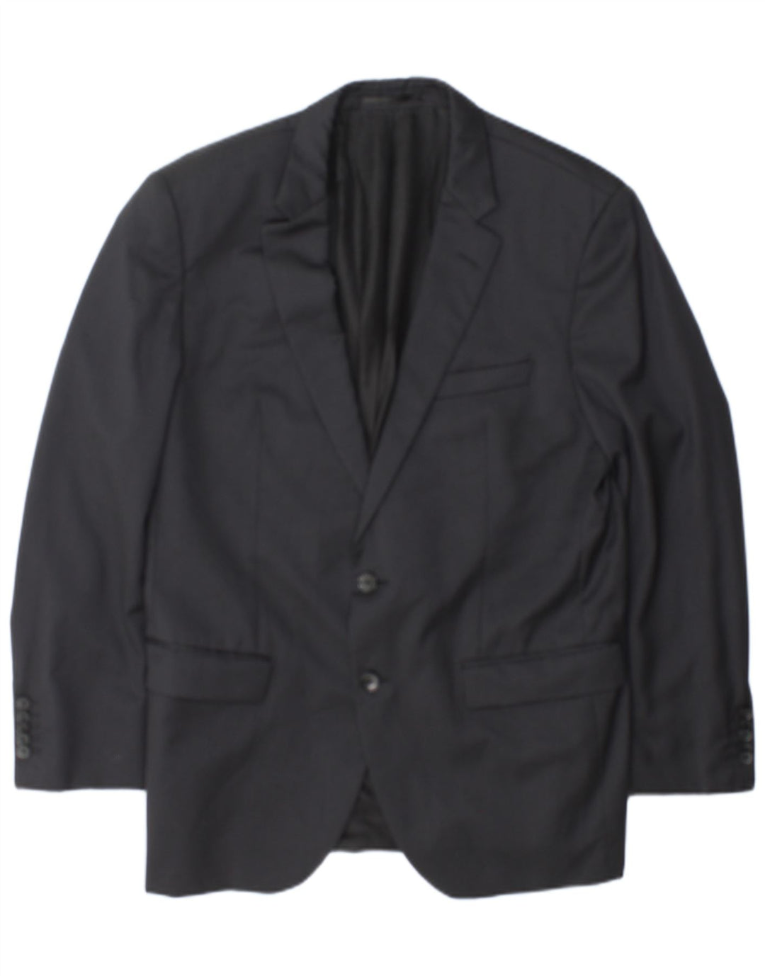 Hugo Boss Veste blazer sur mesure à 2 boutons pour homme EU 52 XL Gris à fines rayures