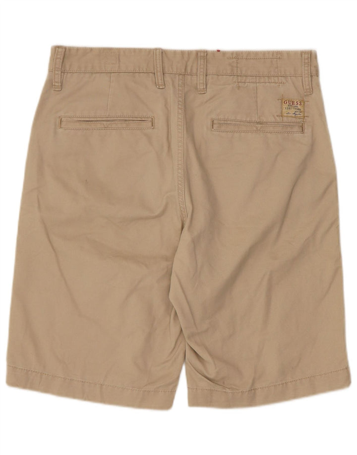 Guess Short Chino Homme W31 Coton Beige Moyen
