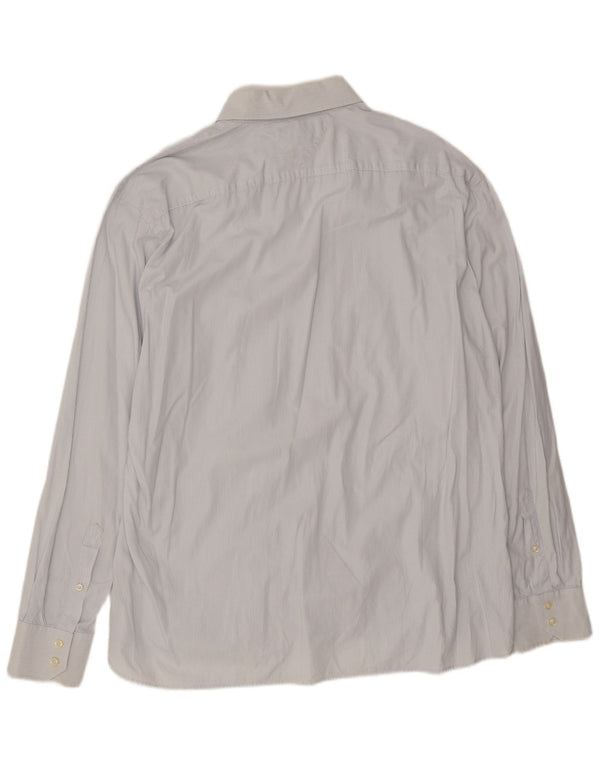 Tommy Hilfiger Chemise Homme 2XL Coton à fines rayures bleues