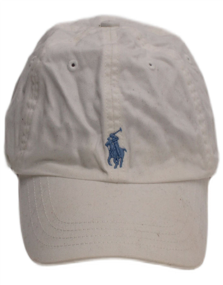 Casquette de baseball Ralph Lauren pour garçon, taille unique, en coton blanc