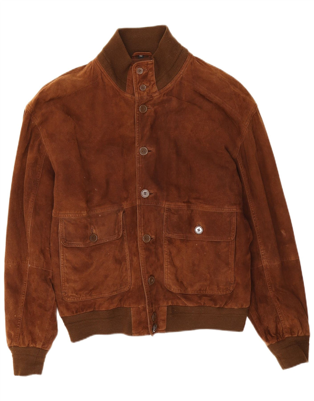 Conbipel Blouson Bomber En Daim Homme IT 48 Cuir Marron Moyen