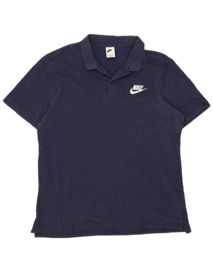Polo Nike Homme XL Bleu Marine Coton