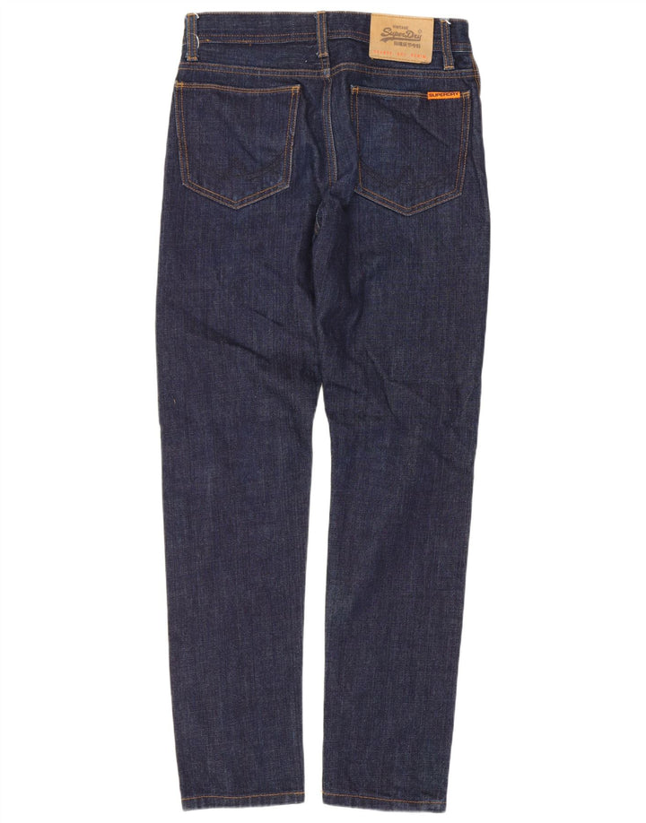 Superdry Jean Slim Femme W28 L30 Bleu Marine Coton
