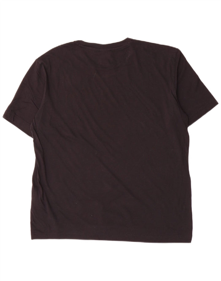 Champion T-Shirt Homme Haut Large Noir Coton
