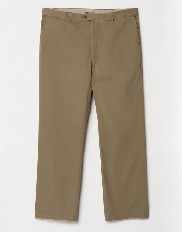 Marks & Spencer Pantalon Chino Droit Blue Harbor Homme Kaki