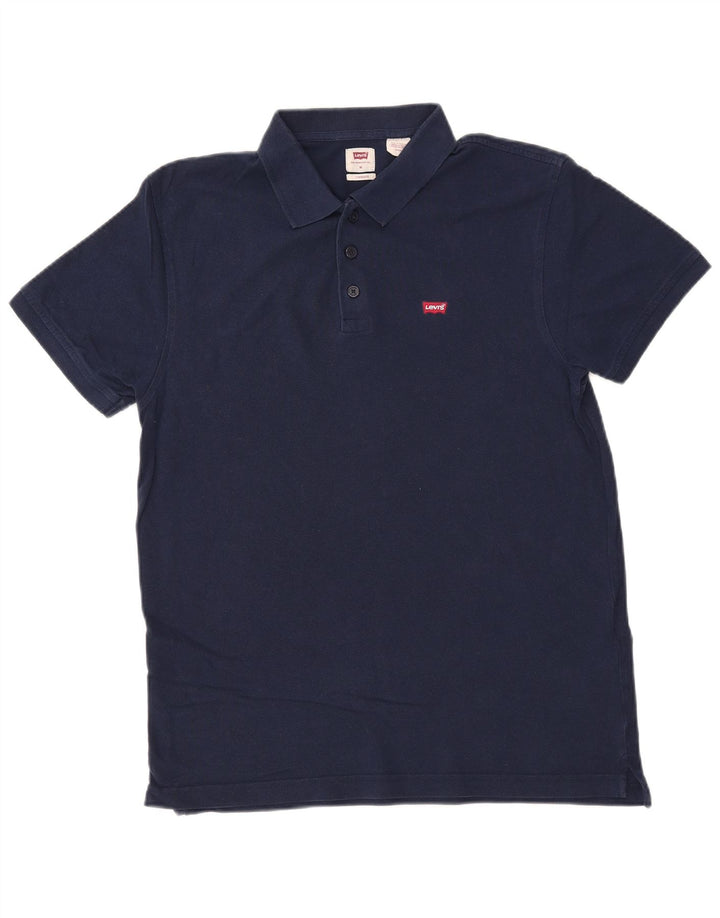 Levi's Polo Standard Homme Bleu Marine Moyen Coton