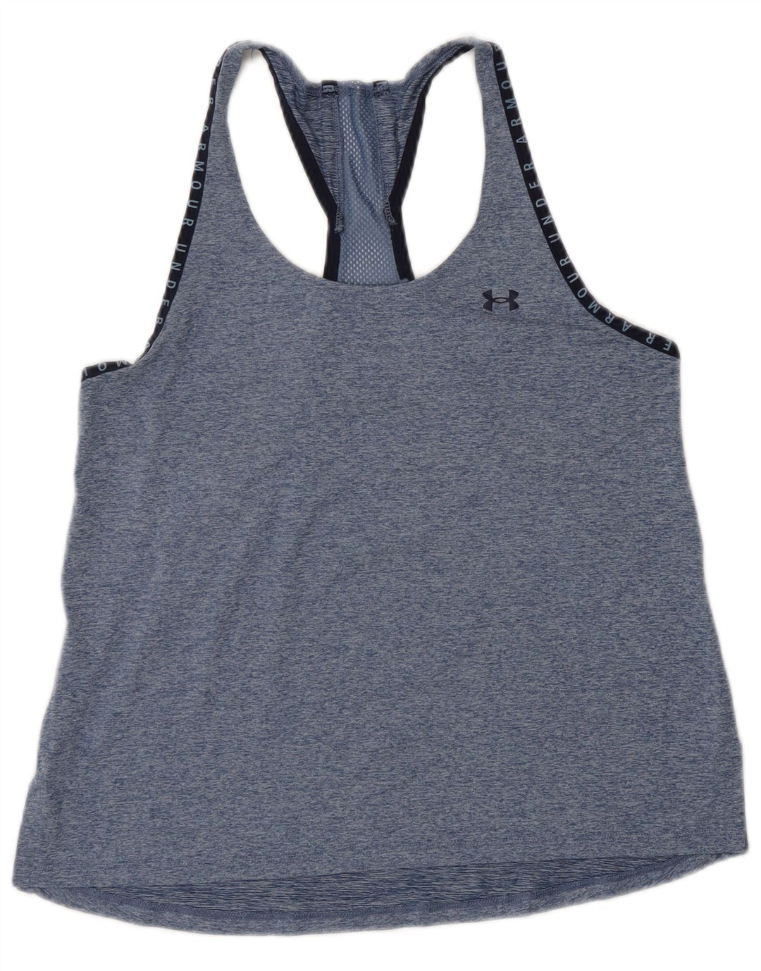 Under Armour Débardeur graphique pour femme UK 10 Small Bleu moucheté