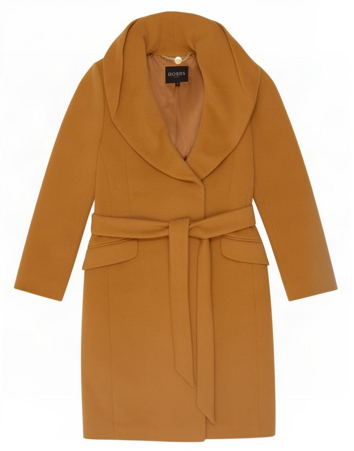 Hobbs Manteau Femme UK 12 Angora Beige Moyen