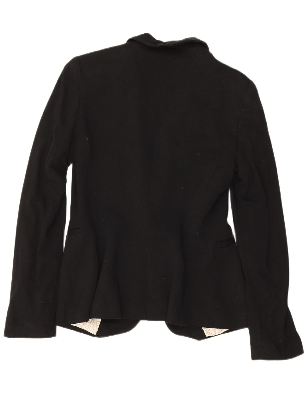 Zara Veste Blazer 1 Bouton Femme UK 10 Petit Noir