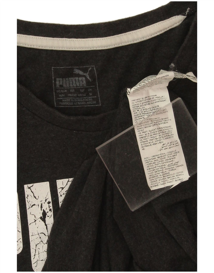 Puma T-Shirt Graphic Homme Gris Moyen Coton